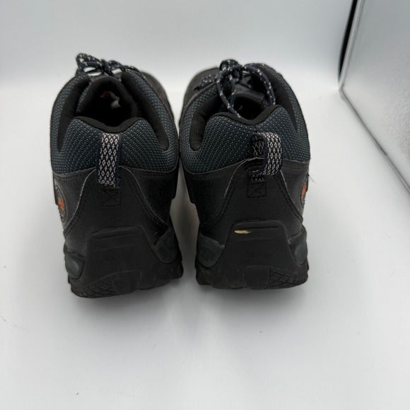 Timberland PRO 40008 Mens Black Leather Work Shoes Steel Toe Low Top 15W Wide - Picture 5 of 8